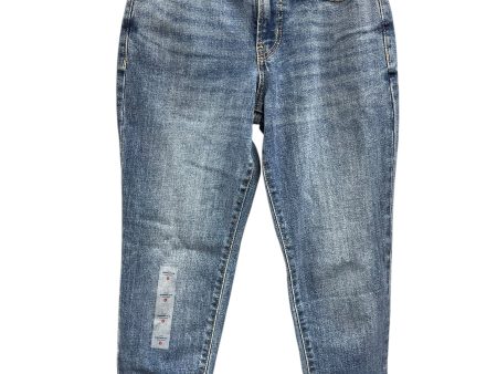 Jeans Straight By Old Navy In Blue Denim, Size: 0 Fashion