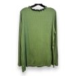 Top Long Sleeve Basic By White Birch In Green, Size: 2x Online Sale