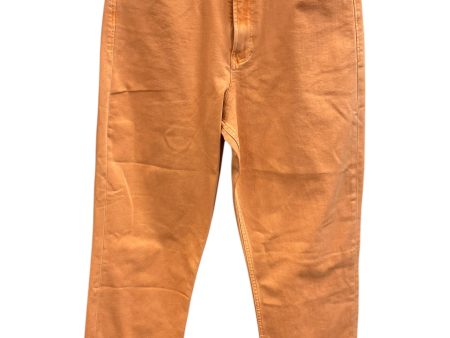 Jeans Straight By Dear John In Orange, Size: 12 Online Sale