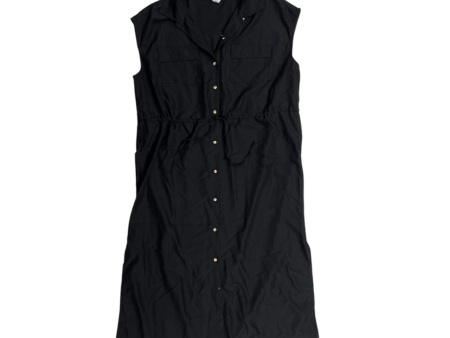 Dress Casual Midi By Old Navy In Black, Size: L Online Hot Sale