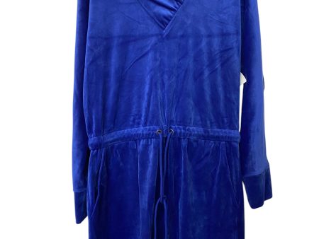 Dress Casual Midi By Calvin Klein In Blue, Size: M For Discount