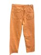 Jeans Straight By Dear John In Orange, Size: 12 Online Sale