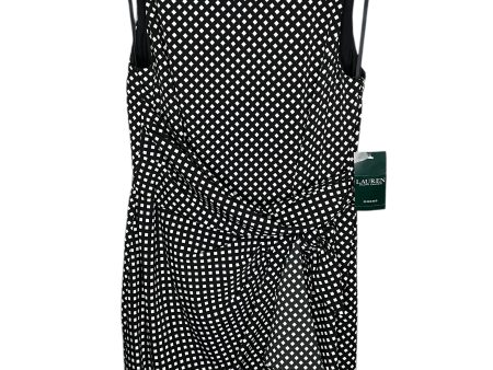 Dress Casual Midi By Ralph Lauren In Black & White, Size: 8 Discount