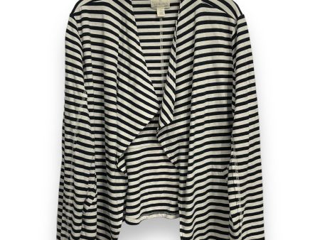 Cardigan By Cassini In Striped Pattern, Size: 1x Hot on Sale