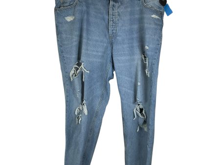 Jeans Straight By Old Navy In Blue Denim, Size: 24 For Cheap