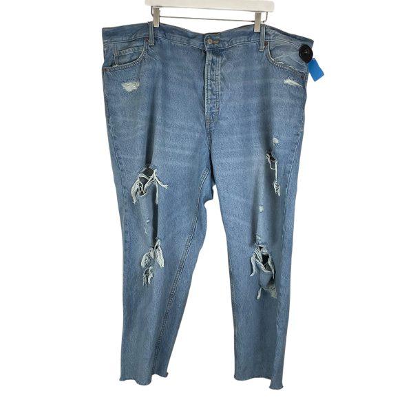 Jeans Straight By Old Navy In Blue Denim, Size: 24 For Cheap