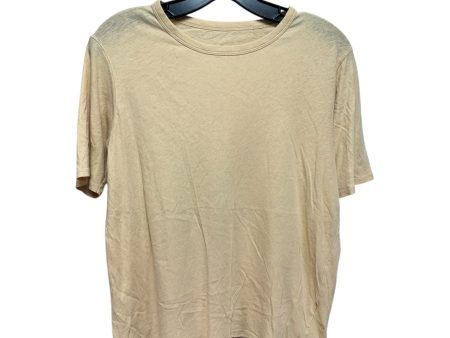 Top Short Sleeve Basic By Everlane In Yellow, Size: Xs Online Sale