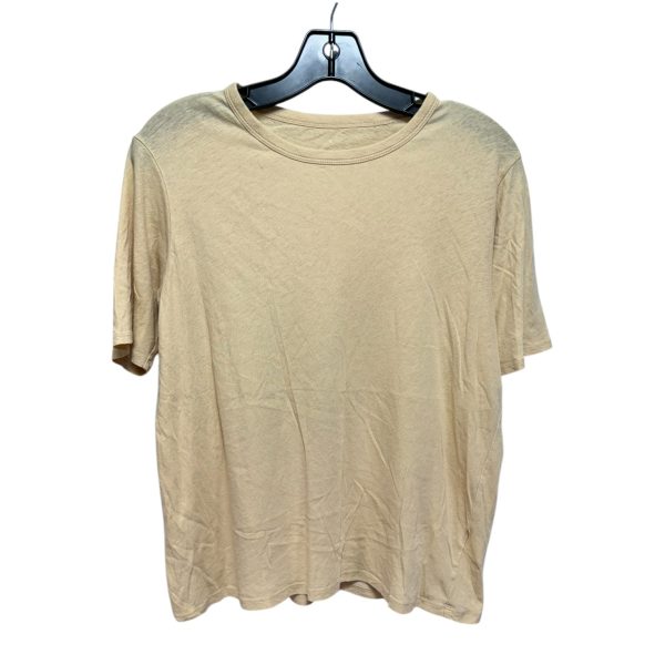 Top Short Sleeve Basic By Everlane In Yellow, Size: Xs Online Sale