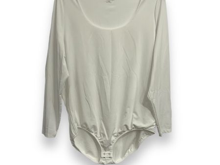 Bodysuit By Lane Bryant In White, Size: 1x Online Hot Sale