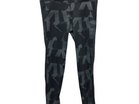 Athletic Leggings By Adidas In Black & Grey, Size: Xs Discount