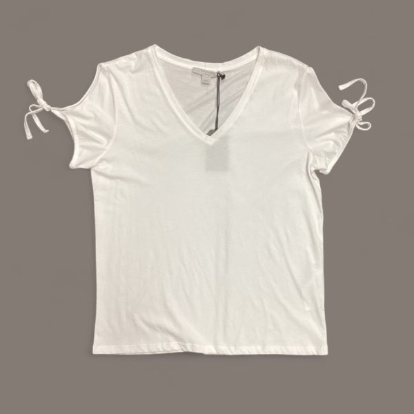 Top Short Sleeve Basic By All Saints In White, Size: S For Sale