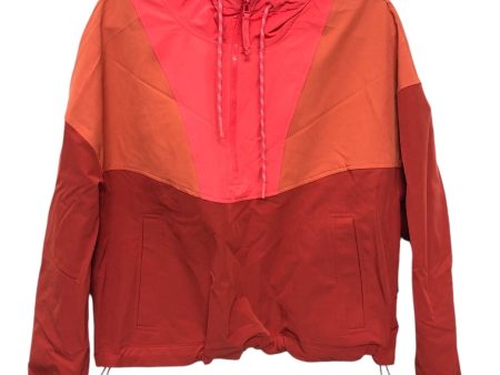 Athletic Jacket By Old Navy In Orange & Red, Size: M Online Sale