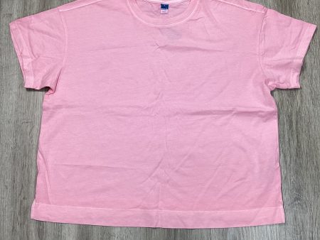 Top Short Sleeve By Old Navy In Pink, Size: L Online