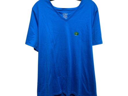 Top Short Sleeve Basic By L.l. Bean In Blue, Size: 2x Online now