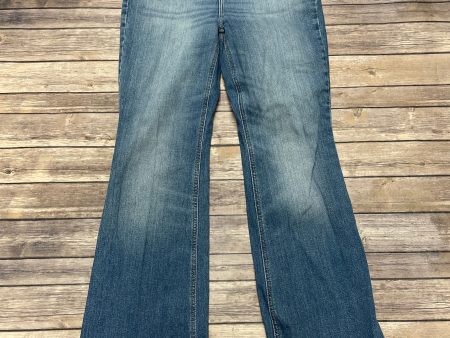 Jeans Flared By Old Navy In Blue Denim, Size: 6 For Sale