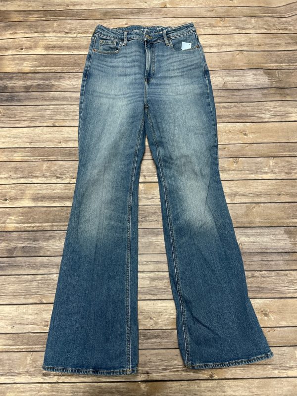 Jeans Flared By Old Navy In Blue Denim, Size: 6 For Sale