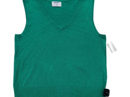 Top Sleeveless By Old Navy In Green, Size: L Supply