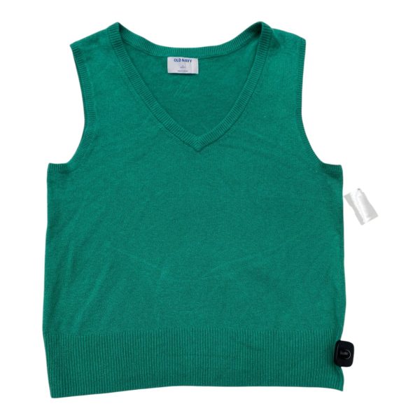 Top Sleeveless By Old Navy In Green, Size: L Supply