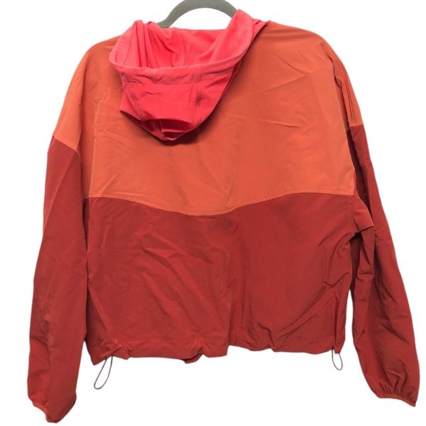 Athletic Jacket By Old Navy In Orange & Red, Size: M Online Sale