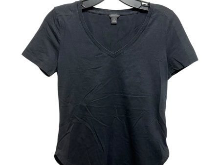 Top Short Sleeve Basic By Ann Taylor In Black, Size: Xs Online now