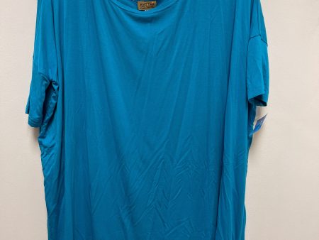 Tunic Short Sleeve By Piko In Blue, Size: M For Discount