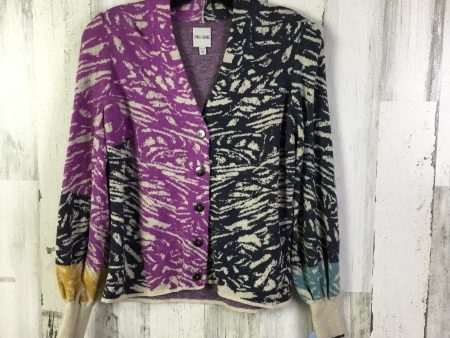 Sweater Cardigan By Nic + Zoe In Purple, Size: Xs Online now