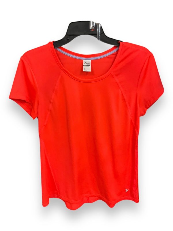 Athletic Top Short Sleeve By Old Navy In Orange, Size: L Online Sale