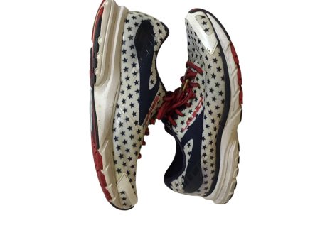 Shoes Athletic By Brooks In Blue & Red & White, Size: 7.5 Sale