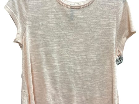 Top Short Sleeve By Calvin Klein In Peach, Size: L Hot on Sale