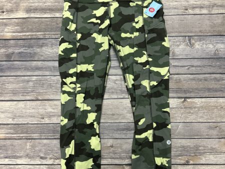 Athletic Leggings By Lululemon In Camouflage Print, Size: 6 Discount