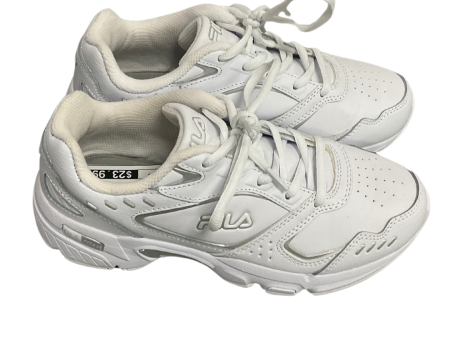 Shoes Athletic By Fila In White, Size: 6.5 Online Hot Sale