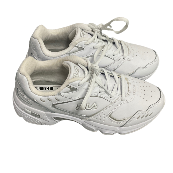 Shoes Athletic By Fila In White, Size: 6.5 Online Hot Sale