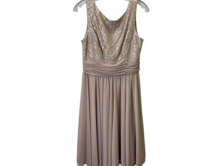 Dress Party Short By JH Evenings In Gold, Size:M Online Hot Sale