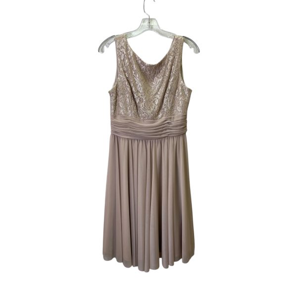 Dress Party Short By JH Evenings In Gold, Size:M Online Hot Sale