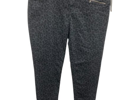 Jeans Skinny By Democracy In Animal Print, Size: 12 For Cheap