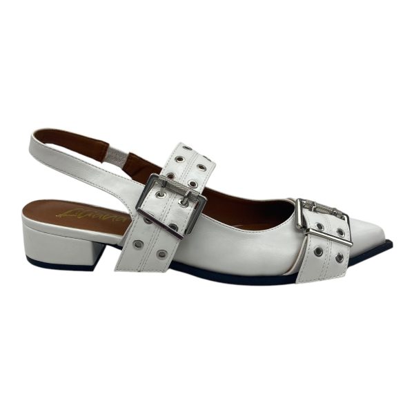 Shoes Flats By Liliana In White, Size:8.5 Hot on Sale