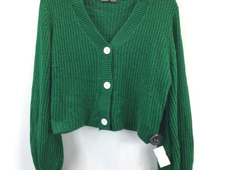 Sweater Cardigan By Shein In Green, Size: 6 Cheap