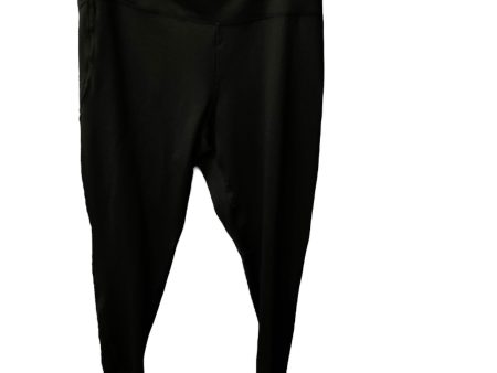 Athletic Leggings By Adrienne Vittadini In Black, Size: 26 For Sale