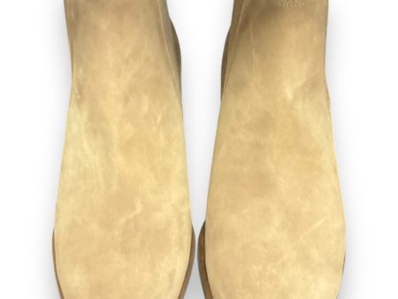 Boots Ankle Heels By Clothes Mentor In Beige, Size: 8.5 Hot on Sale