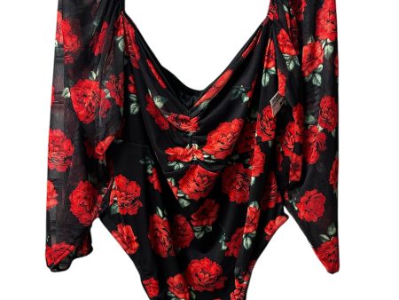 Bodysuit By Boohoo Boutique In Floral Print, Size: 2x on Sale