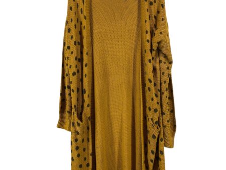 Sweater Cardigan By Umgee In Black & Brown, Size: S Fashion