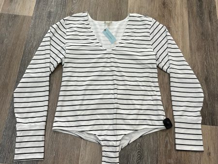 Bodysuit By Pilcro In Striped Pattern, Size: 1x Online now