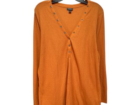 Thermal Top Long Sleeve By Torrid In Orange, Size: 2x For Sale