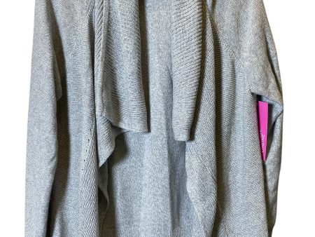 Cardigan By Liz Claiborne In Grey, Size: Xl Hot on Sale