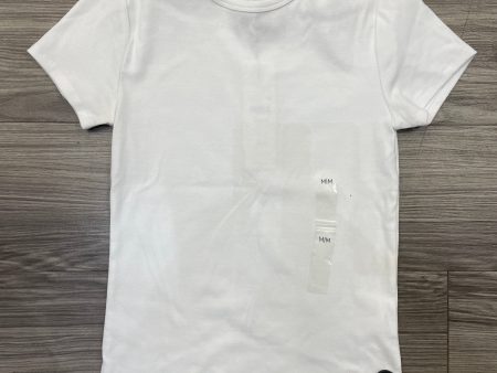 Top Short Sleeve By Calvin Klein In White, Size: M Hot on Sale