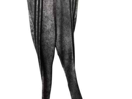 Athletic Leggings By Adidas In Charcoal, Size: S Online Hot Sale