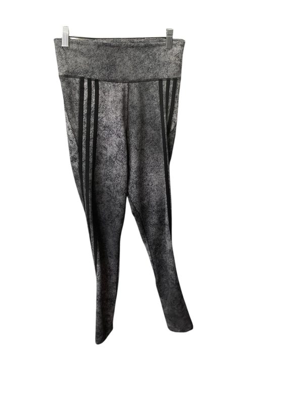 Athletic Leggings By Adidas In Charcoal, Size: S Online Hot Sale