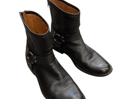 Boots Ankle Flats By Frye In Black, Size: 9.5 Discount